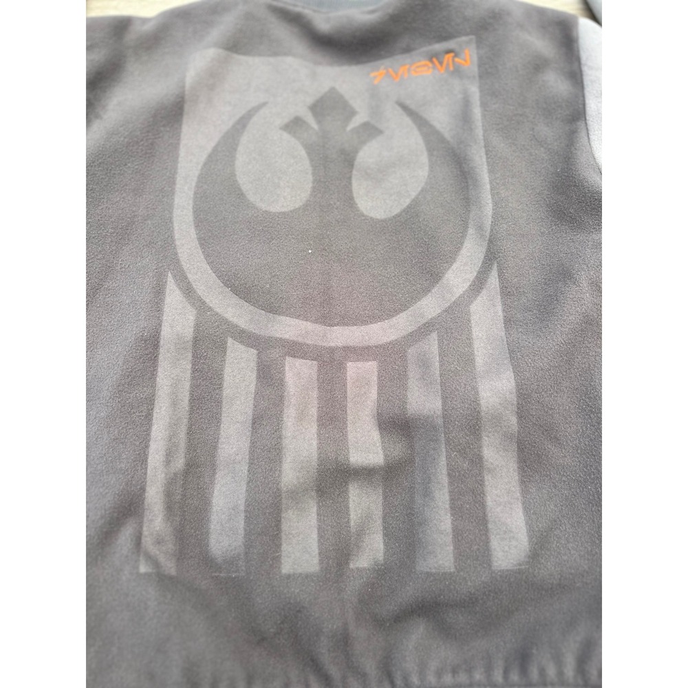 Loungefly Collectiv Star Wars Rebels Varsity Jacket Grey Embroidered Bomber S - Picture 14 of 16